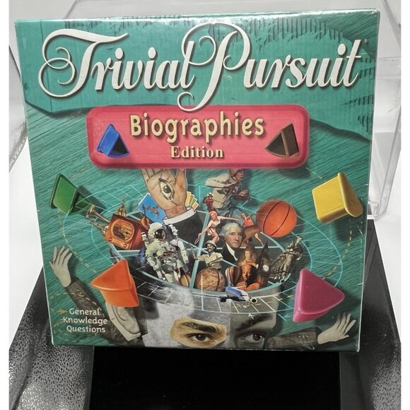 NEW Trivial Pursuit Game Expander Set Biographies Edition Vintage New Sealed - Picture 1 of 6